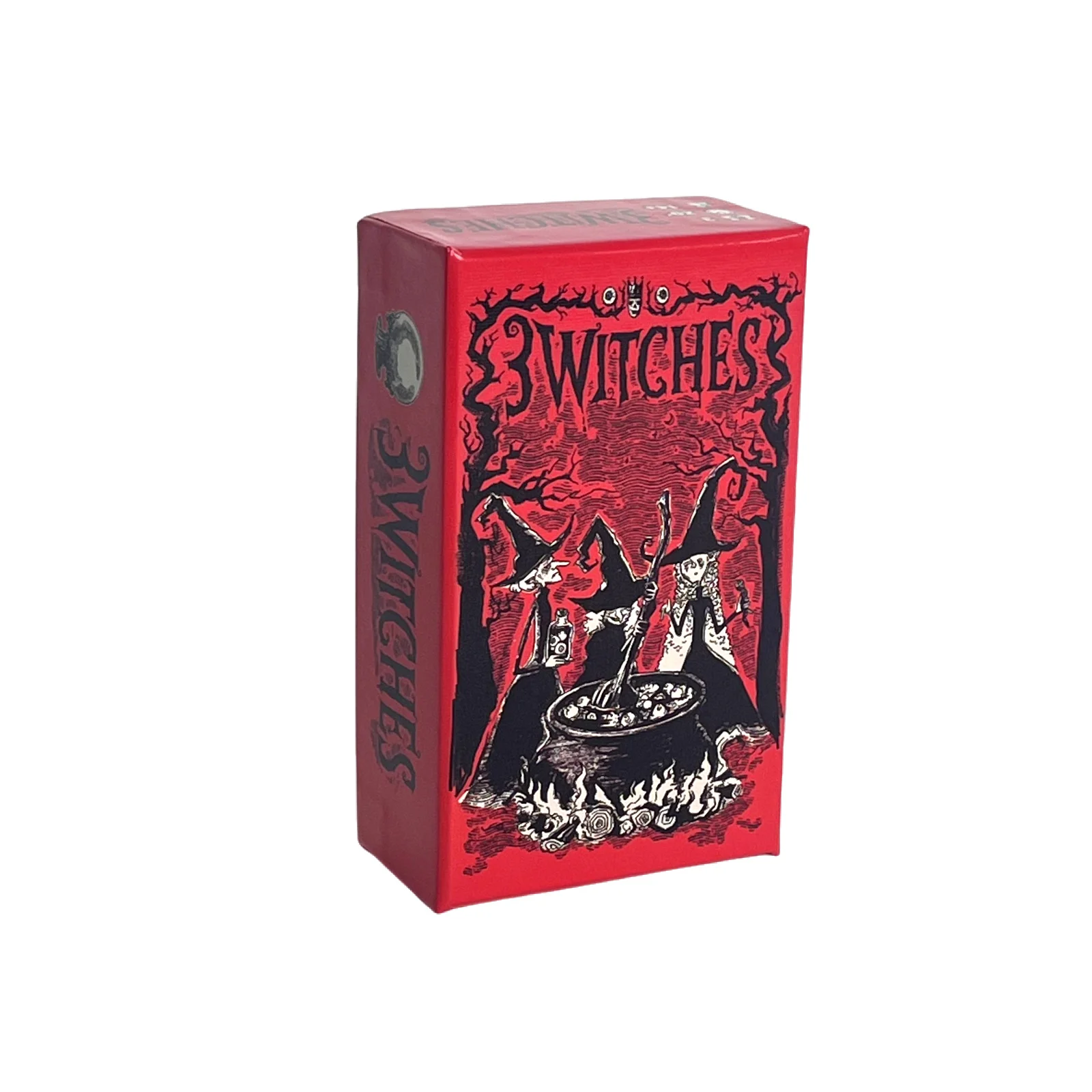 Board Game 3 Witches, Happy Party Night Card Game, Wizard Theme Tabletop, Holiday Present for Group Play
