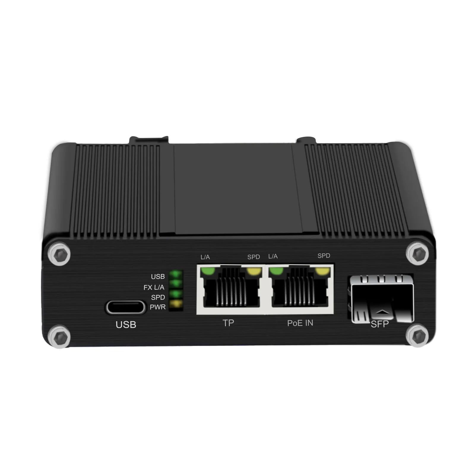 

Mini Industrial Gigabit Ethernet PD Switch with Type-C Output 10/100/1000M USB 2.0/3.0, USB PD 2.0/3.0