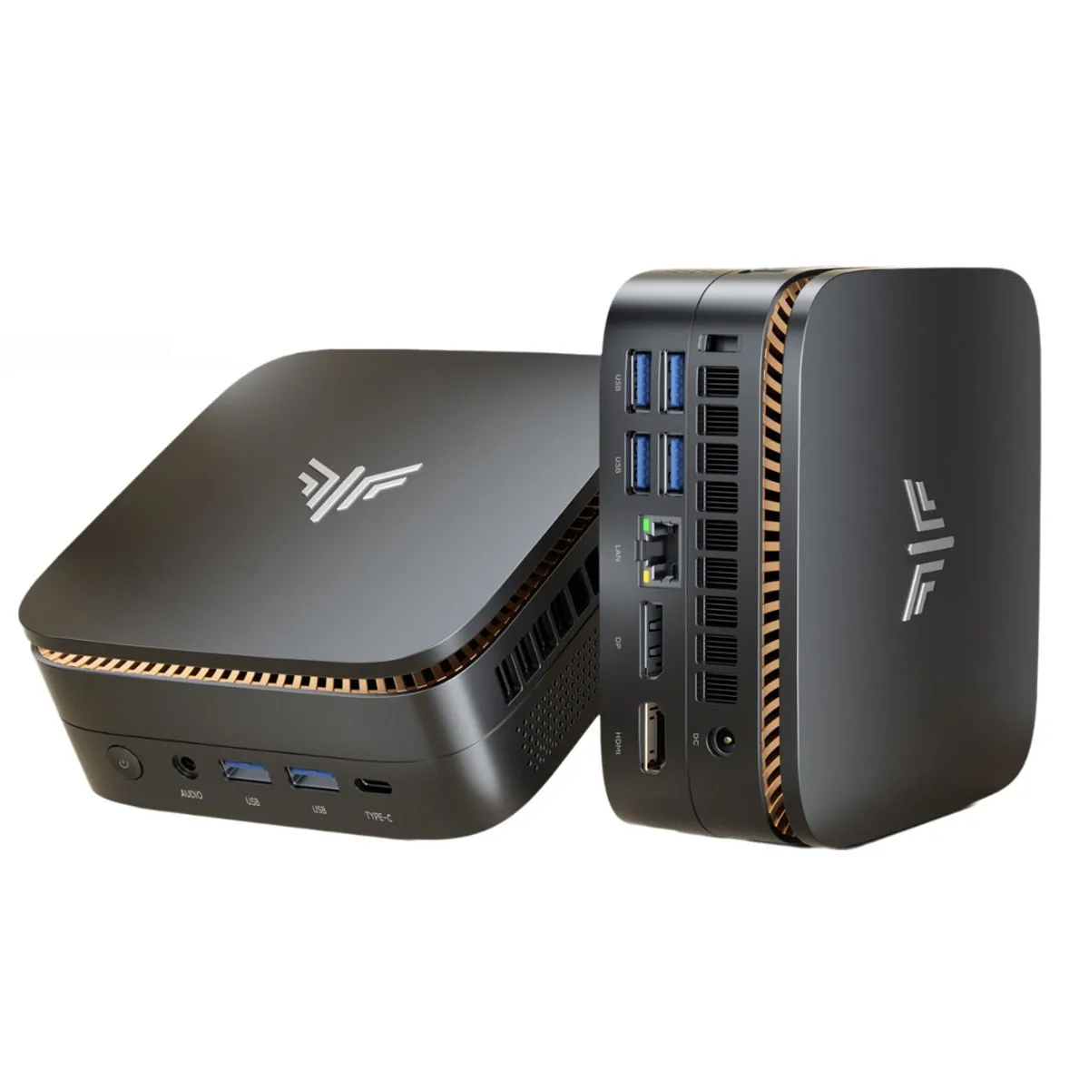 ACEMAGIC P1 AMD Ryzen 3 4300U Mini PC 16GB DDR4 512GB SSD Mini Computer/2.4+5G WiFi/BT4.2 4K@60Hz UHD Desktop PC voor Kantoor