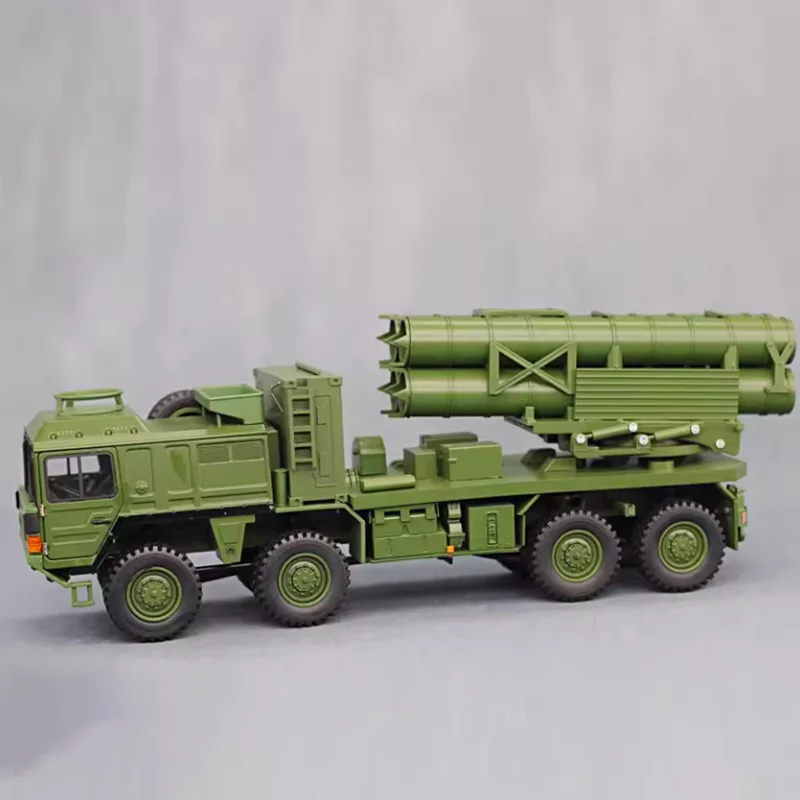 1:32 Scale Tactical Truck Missile Transport Launch Vehicle Alloy Finished Model Simulation Static Collectible Toy Gift Souvenir