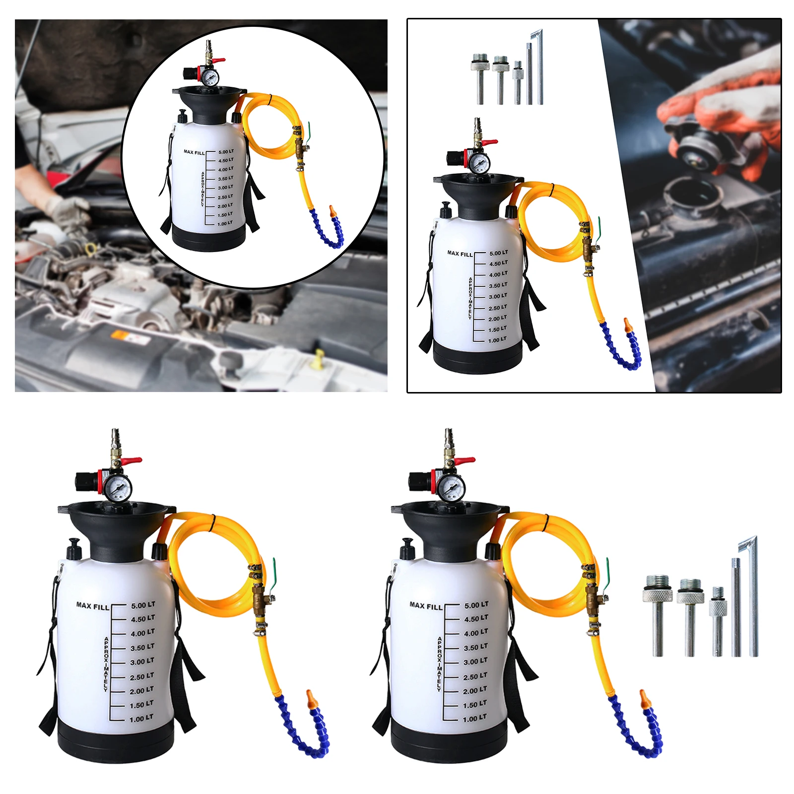 5L/8L Car Pneumatic Fluid Extractor Filler tank Filler Dispenser Engine Oil Transfer Pump automatic transmission fluid pump