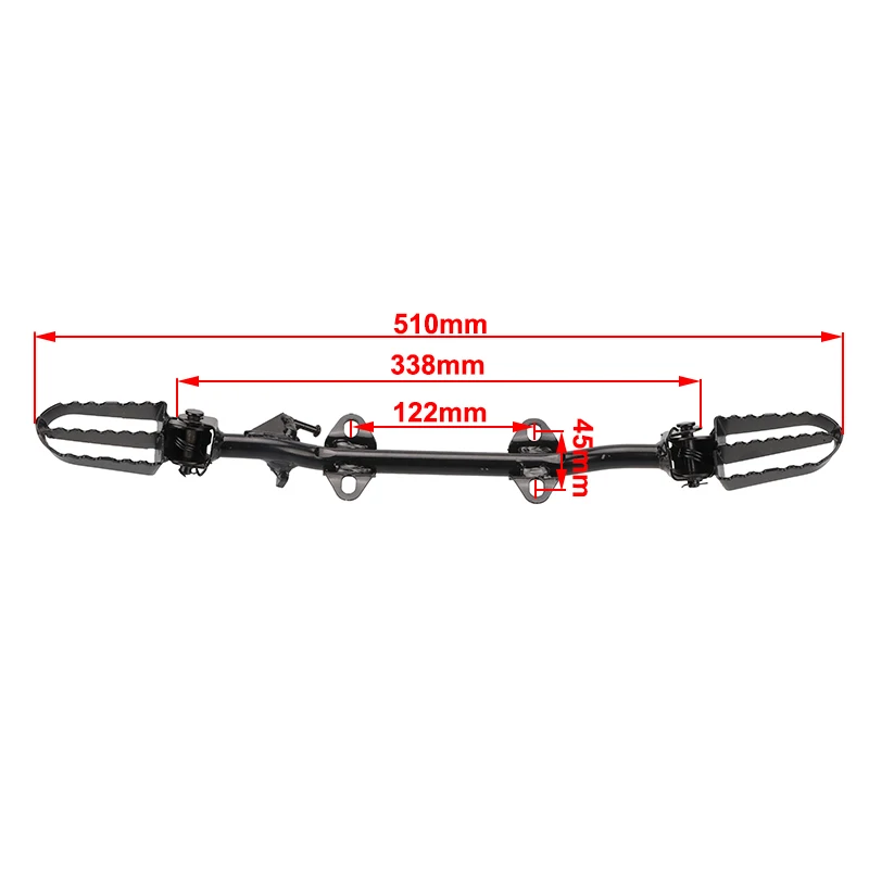 Motorcycle Pit Dirt Bike Motocross Footpegs bracket FootRest Foot Rests Pegs For 110CC-125CC XR CRF50 Pedal Crossbar Footrest