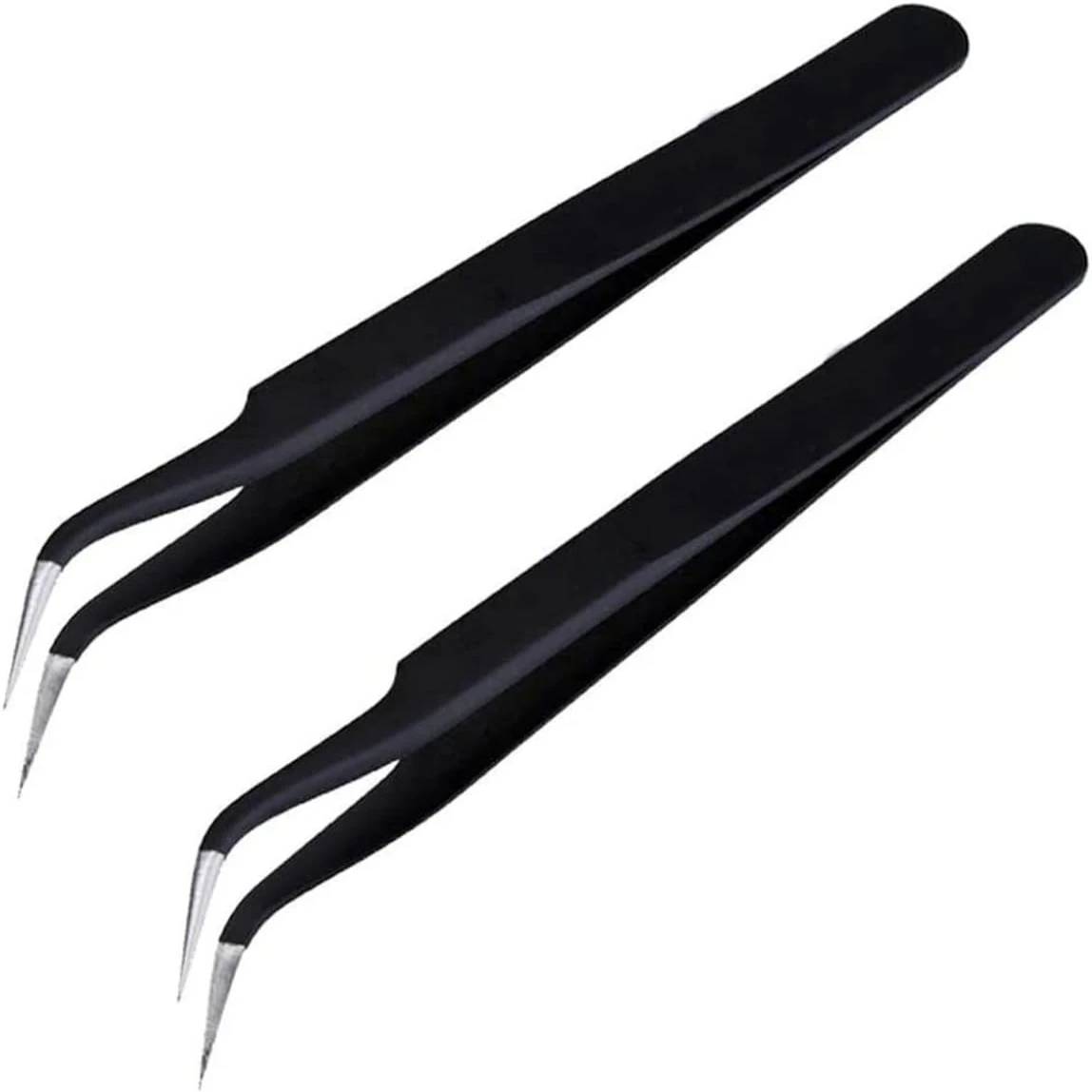 10pcs Stainless Steel Tweezers, Elbows, Handmade DIY Materials, Tool Accessories