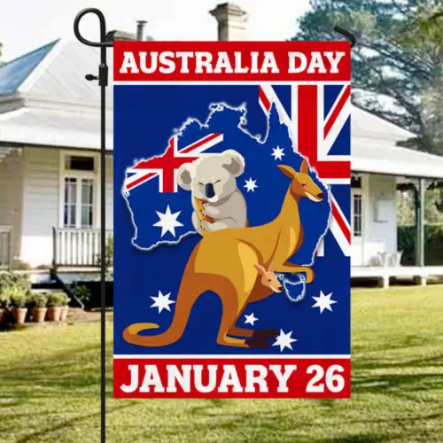 Happy Australia Day January 26 Flag Garden Flag - House Flag GGP FFL EEN AAL HHM WZZ yyi