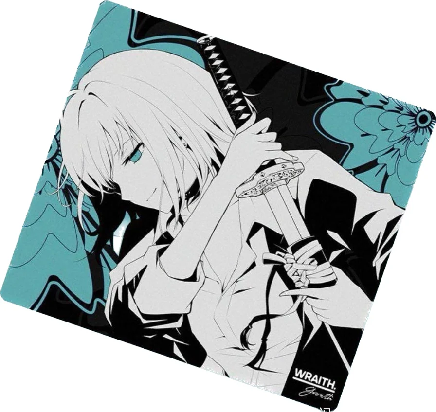 

WRAITH blade X japan same replica e-sports FPS tempered glass mouse pad Gorilla Glass, Special Coating, Fully Covered Primer