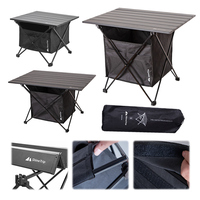 Folding Table Aluminum Alloy Portable Camp Table Lightweight Beach Table with Storage Bag for Outdoor Camping Beach Picnic
