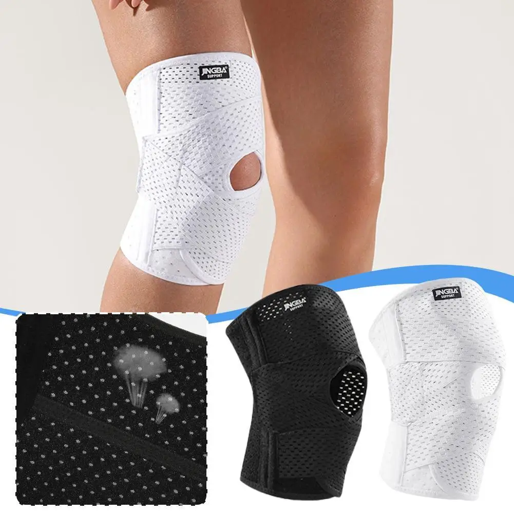 

Sports Kneepad Men Women Pressurized Elastic Knee Pads Arthritis Joints Protector Fitness Gear Volleyball Brace Protector