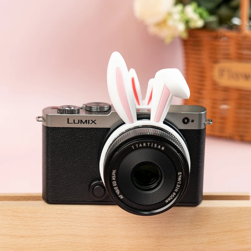 Cute Cartoon Cat Ear Lens Decorative Ring Silicone Universal Camera Lens Ornament Creative DIY for Canon G7X3 Sony Lumix Nikon