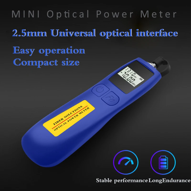 TL537Mini Fiber Optic Tester Power Meter Tools Fc Port Fiber Optic Power Meter Handheld Optical Fiber Photometer