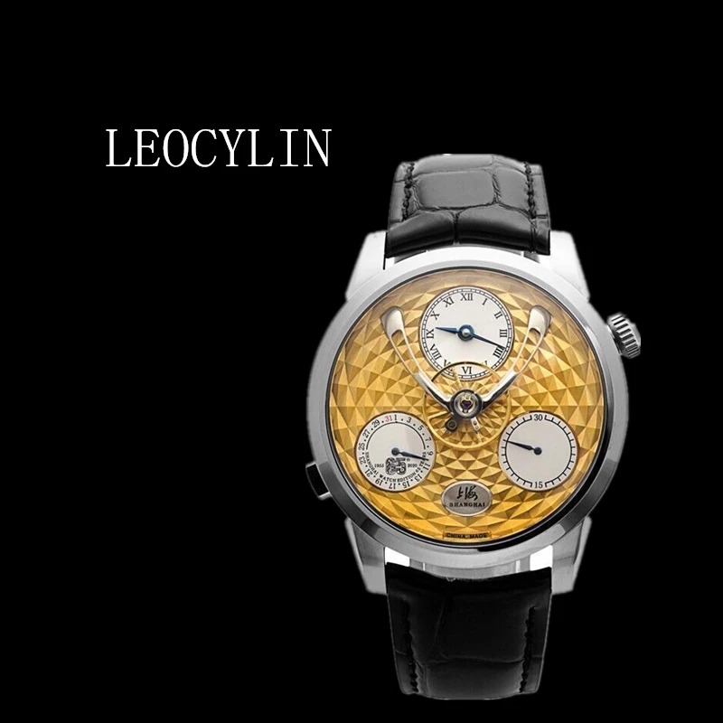 LEOCYLIN shanghai original Automatic mechanical watch Limited edition waterproof Sapphire for men business Wristwatches