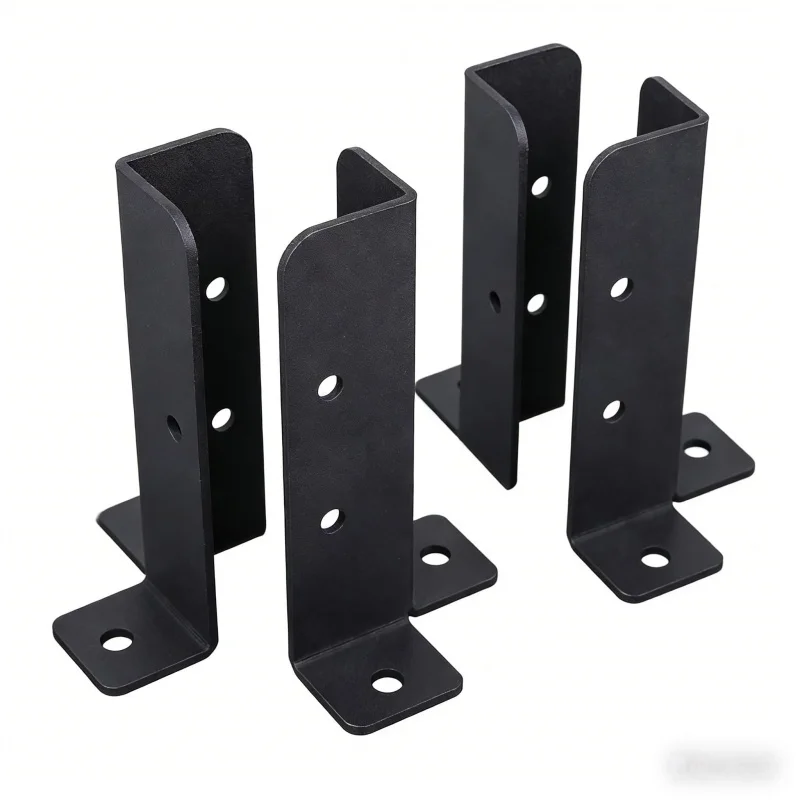 4-8Heavy Duty Deck Anchor Bolts Outdoor Fixed Bracket Adjustable Suitable for Gazebo Trellis Wooden Fence Foundation Accessories