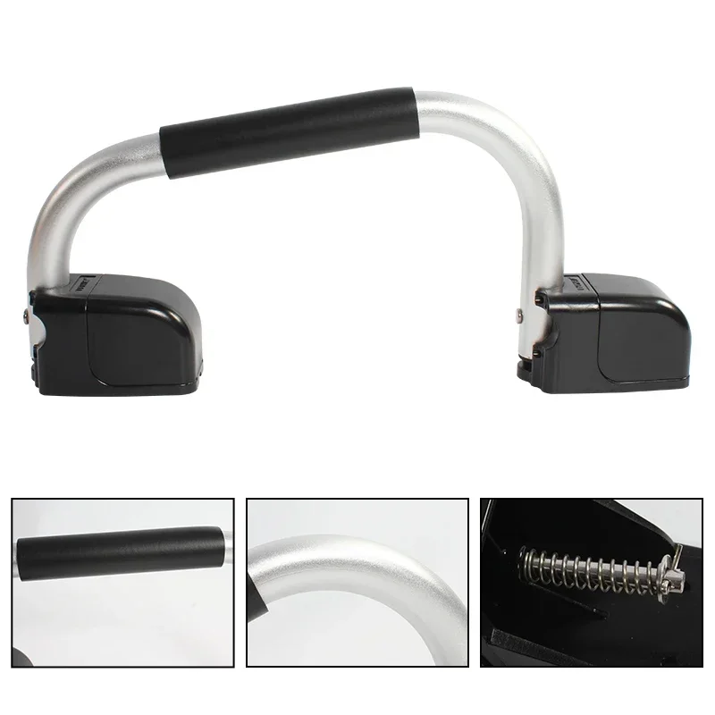2026 Hot TYTXRV 415*185*57mm RV Foldable Door Handle Aluminum Alloy Caravan Outdoor Hand Rails Safety Anti-Slip Handrail factory