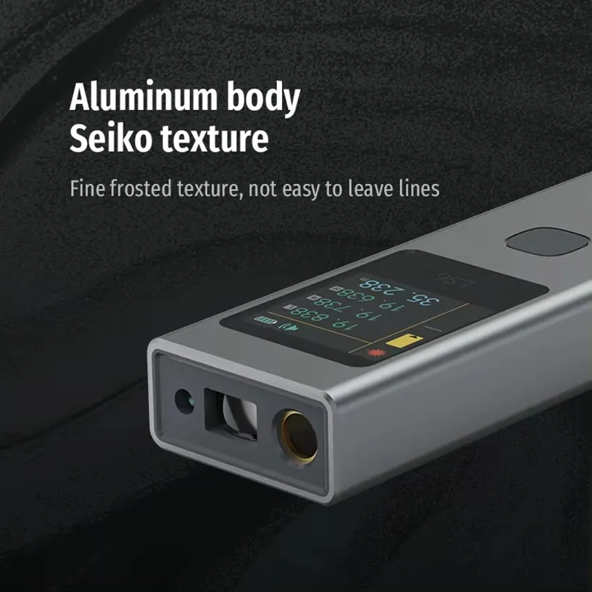 DUKA ATuMan 신형 LS6 레이저 레벨 거리측정기 OLED 480mAh 충전식 40M 미니 거리계 각도 측정 도구 2 in 1