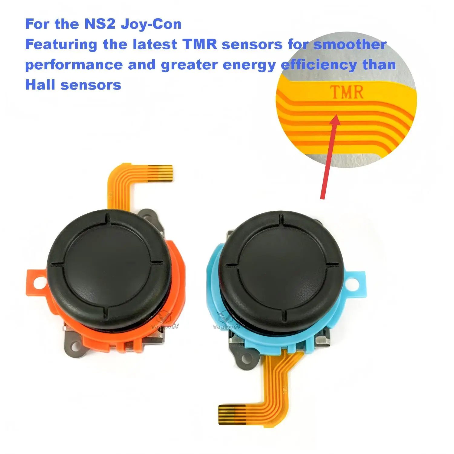 1-20PAIRS For Switch2 Joy-Con TMR Analog Sticks L R New Original Replacement More Durable More Precise TMR Magnetic Sensing