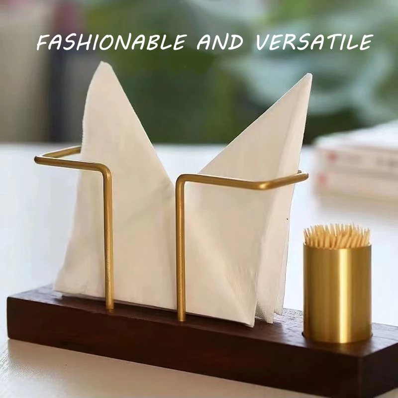 

Креативный деревянный держатель для салфеток, держатель для зубочисток, многофункциональный кухонный ресторан, отель, бар, кофейня, настольный ящик для хранения