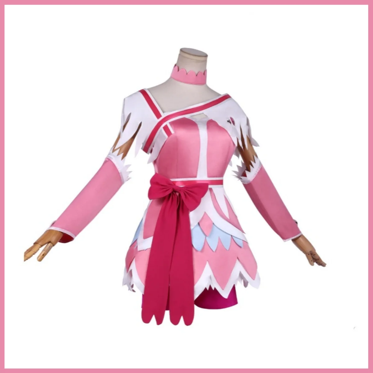 Anime Doki Doki! PreCure Cure Heart Cosplay Costume Pretty Cure Pink Lolita Skirt Wig Woman Sexy Carnival Halloween Suit view 3