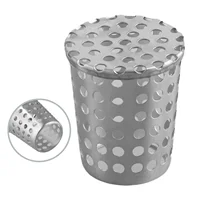 Cubierta de drenaje de suelo, inserto de pared antibloqueo para techo, balcón, Cubo de lluvia al aire libre, 50-200mm, práctico