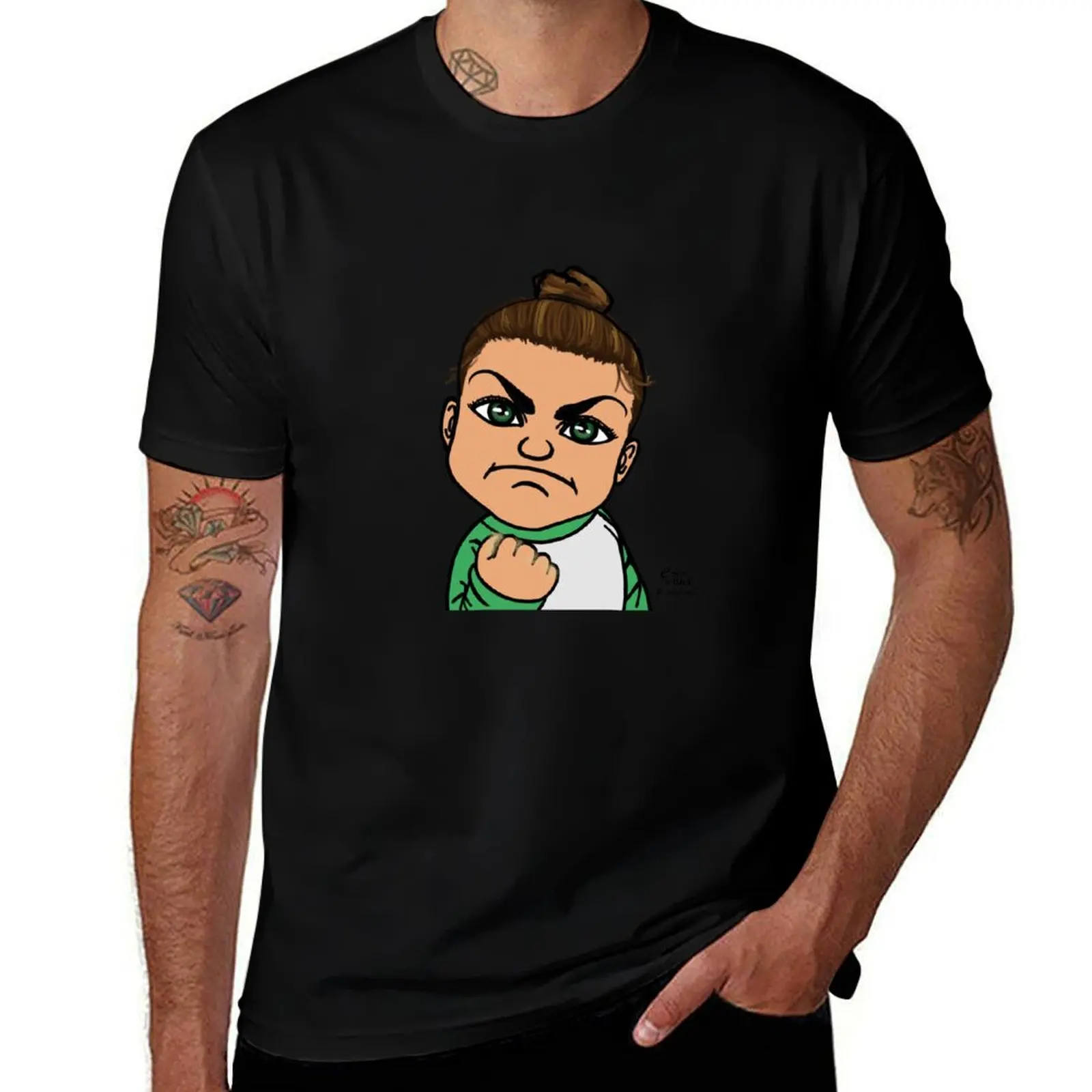 A determined Simona Halep baby T-Shirt Sweat Absorbing Sports Tee Shirt T-Shirt