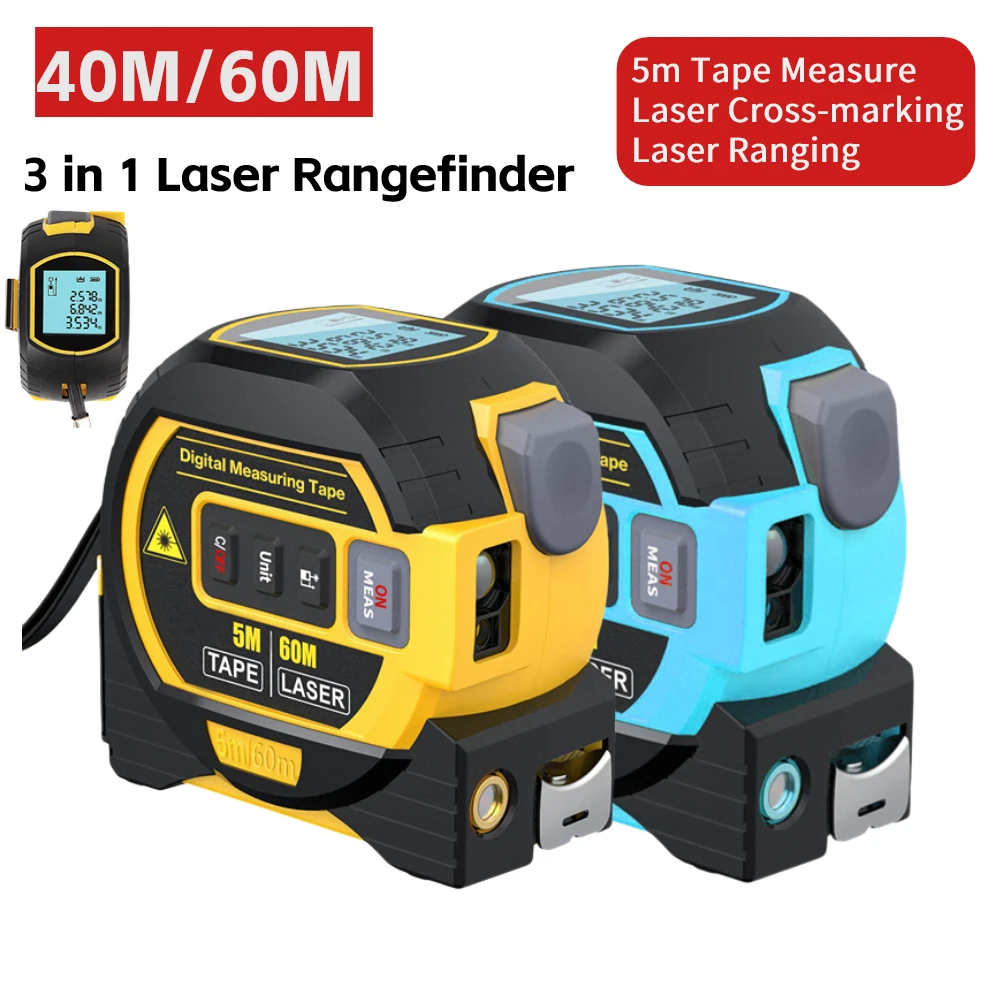 digital laser rangefinder roleta eletronica medidor de distancia laser fita metrica regua inoxidavel 5m 01