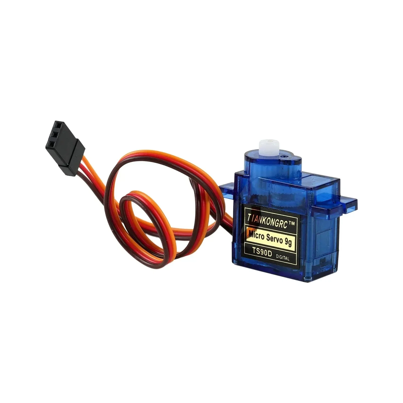ไมโครเซอร์โวดิจิตอล TS90D 9g 180/270 องศา °   มุมที่ควบคุมได้ 360 องศา °   การหมุนสำหรับเครื่องบินเฮลิคอปเตอร์บังคับวิทยุ