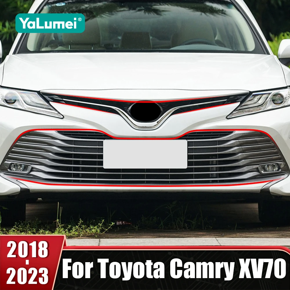 

Автомобильная сетка от насекомых для Toyota Camry 70 XV70 2018 2019 2020 2021 2022 2023, защитная крышка на передний воздухозаборник, накладка для предотвращения насекомых