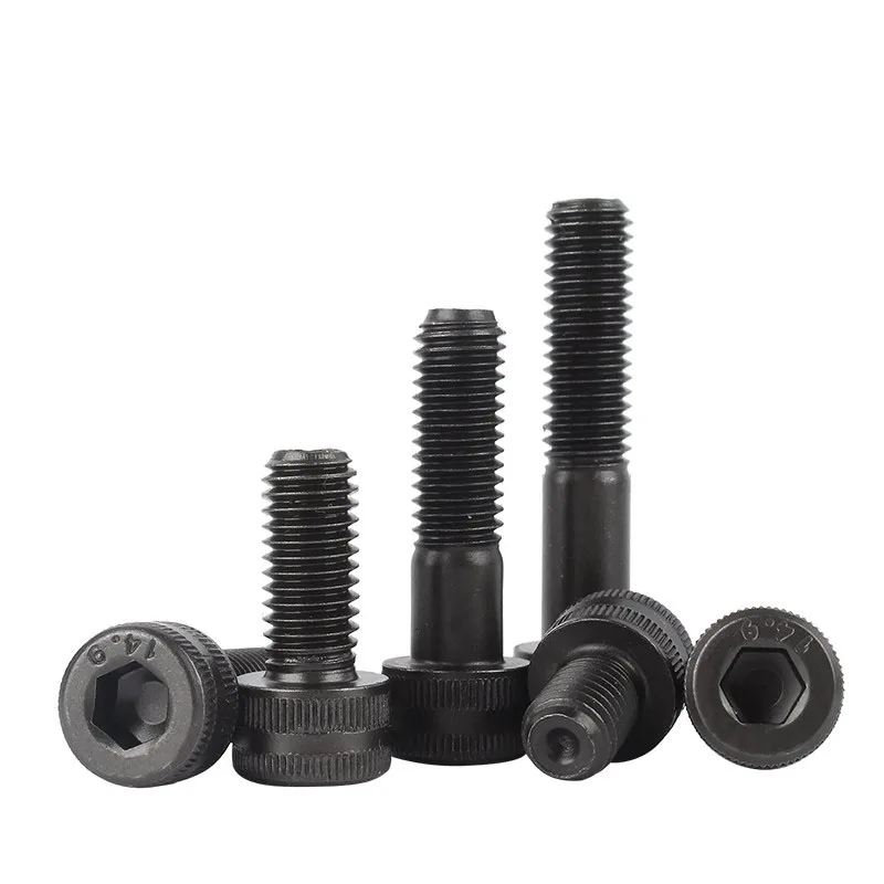 M6~M16 High Strength 14.9 Grade Alloy Steel Black Allen Hex Socket Screws Lengthened Allen Hexagon Hex Socket Cap Head Screw