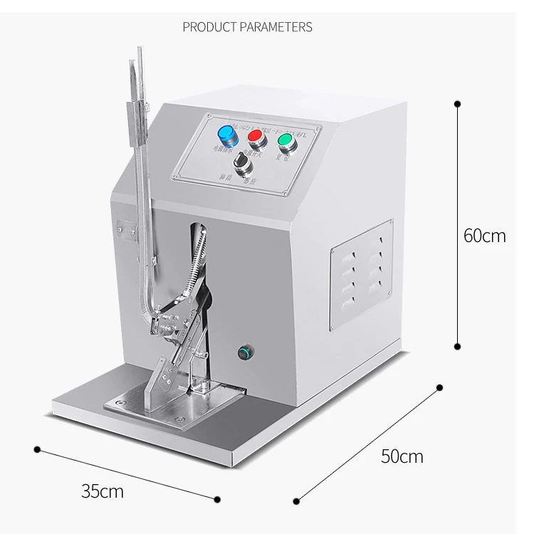 Qdmech Sausage U - Shaped Pouch Sealing Machine 200 Buckles Pedal U Shaped Sausage Clipper