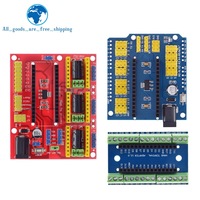 TZT NANO V3.0 Controller Terminal Adapter Expansion Board NANO IO Shield Simple Extension Plate For Arduino ATMEGA328P Nano 3.0