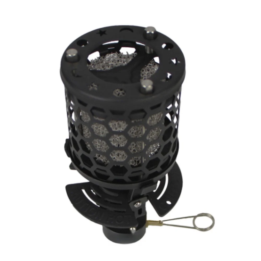 For ultra Lightweight Portable Camping Stove 235g Foldable to 7x16cm for Outdoor Use Adjustable Flame Metal Foam Aluminum Alloy
