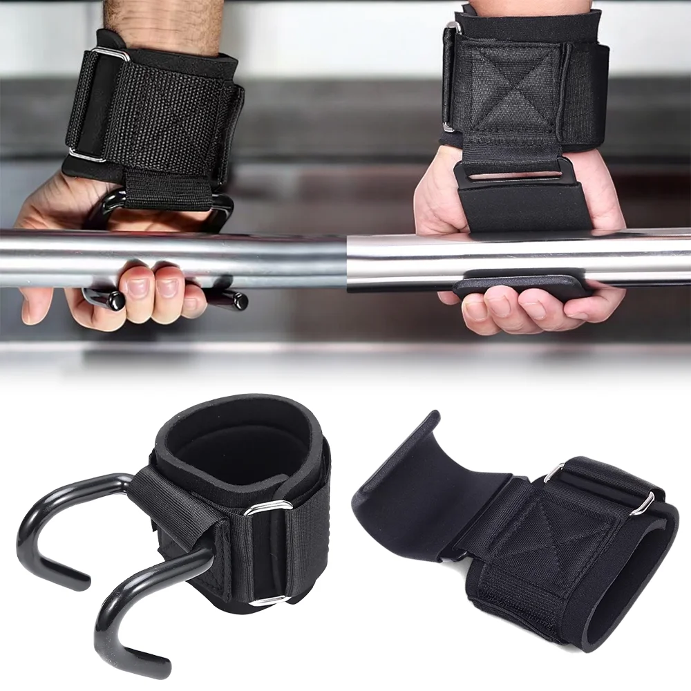 

1pc Pull-Up Assist Hook Adjustable Grip Strengthener Chin-Ups Deadlifts Durable Anti-Slip Gym Training Equipment Hand Gripper