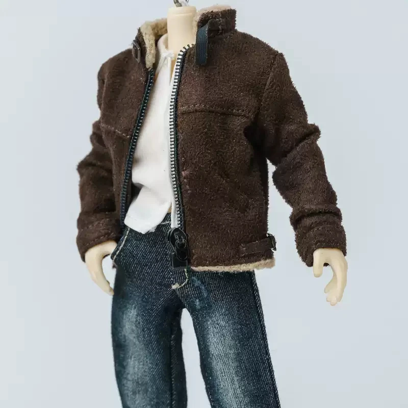 In Voorraad 1/12 Schaal Mannelijke Soldaat Windjack Shirt Jas Broek Fit 6 inch BJD Action Figure Body Voor Fans collectie