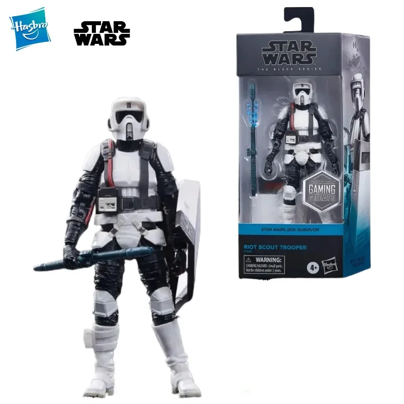 

Новый оригинальный Hasbro Star Wars Black Series Jedi Survivor Riot Scout Trooper Trooper Action Figure Collection Ornament Original