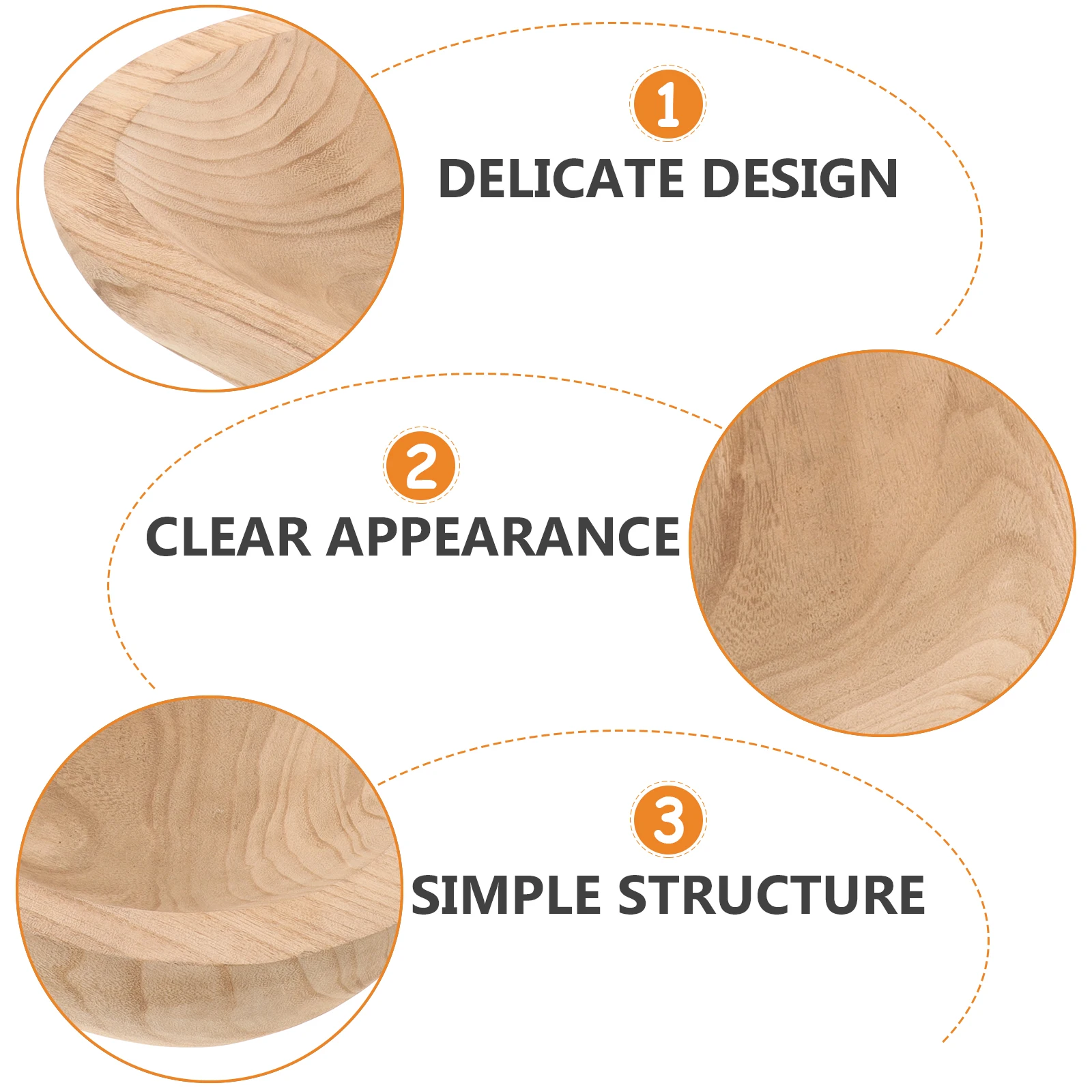 

Rustic Wooden Dough Bowl Decorative Wood Bowl for Bread Serving Table Centerpiece and Home Decor Wooden Bowls for Decor