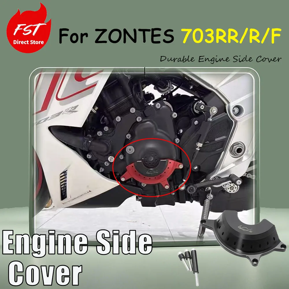 For ZONTES 703RR/R/F Rear Engine Accessory Cover Protective Cover for Magnetic Motor Cover Clutch Side Cover Protective Shield