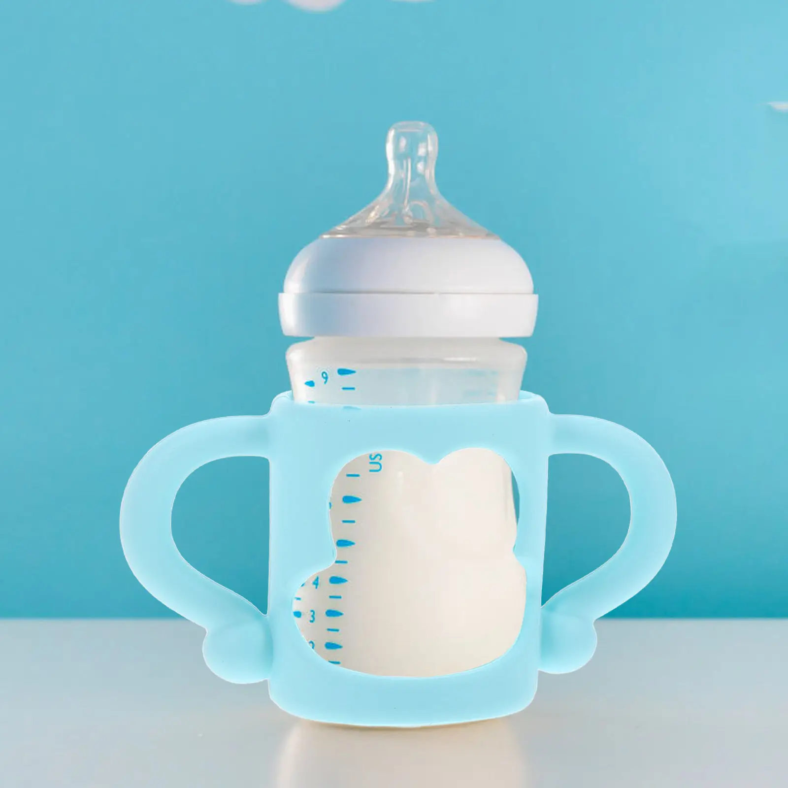 

2 шт. универсальные ручки для детских бутылочек, прочные и практичные аксессуары для кормления, ручки для детских бутылочек