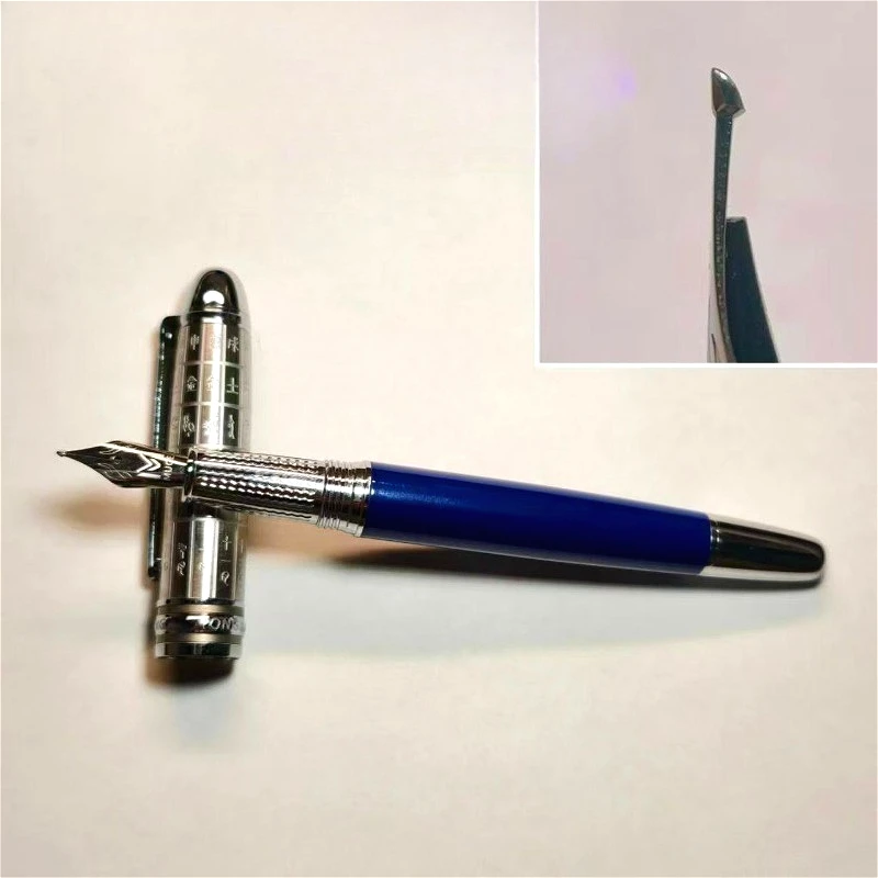 

MUGE M06 Hand Polished Blade Pen Tip Fountain Pen Long Knife M B 1.0 Calligraphy Practice Smooth Handwriting High-end Stationery
