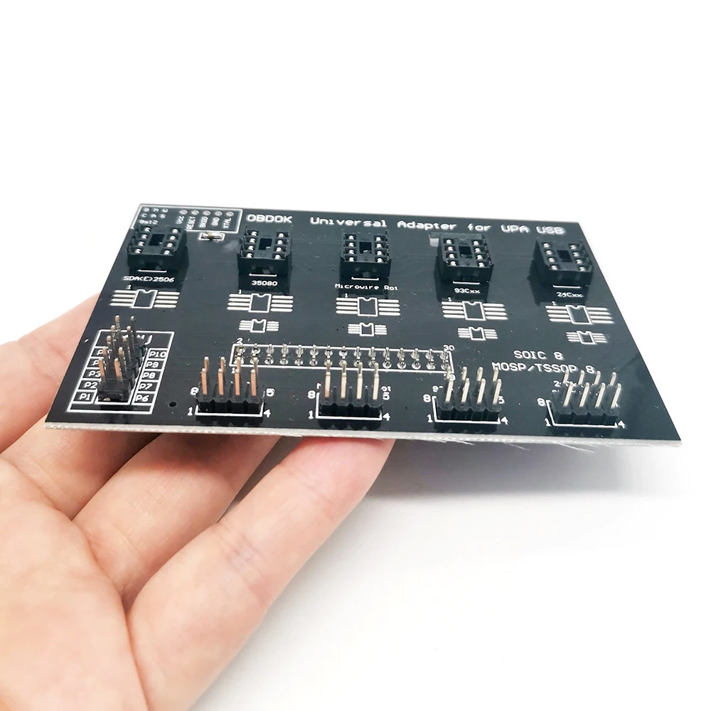 UPA USB V1.3 Universal Eeprom Adapter With 8 Soic Clip Cable For UPA ECU Programmer S I2C/SPI Microwire Eeprom-Programming