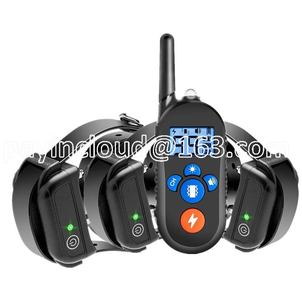 

Dog Electric Shock Collar, Medium and Large Dog Anti-disturbance Barking Device, One Dragging Two Remote Control