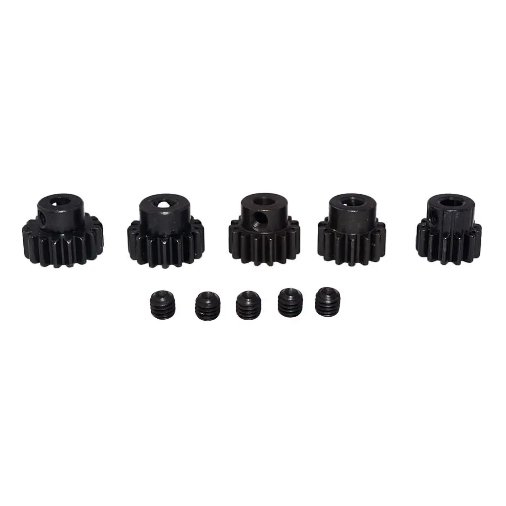 Durable Metal RC Car Pinion Gear Assortment 13T-17T for 1/8 Electric and Nitro Motor Upgrades - view 5