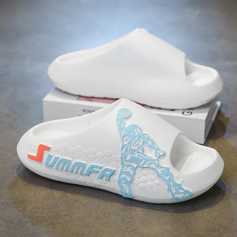 

Mens Slippers Flat Comfortable Soft Casual Outdoor Beach Sandals Summer Breathable Walking Casual Lightweight Sandals for Men