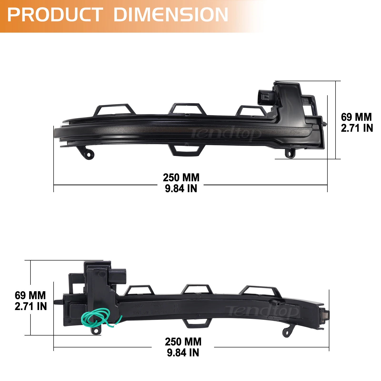 LED Dynamic Blinker Turn Signal Light Sequential Side Indicator  for BMW X3 IX3 G01 G08 X4 G02 X5 G05 X5 G06 X7 G07
