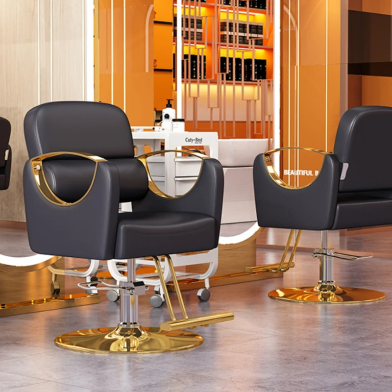 Hairdresser Chair Bedroom Furniture Barbershop Professional Barber Armchairs Nail Salon Chairs Rolling Pedicure Beauty Equipment