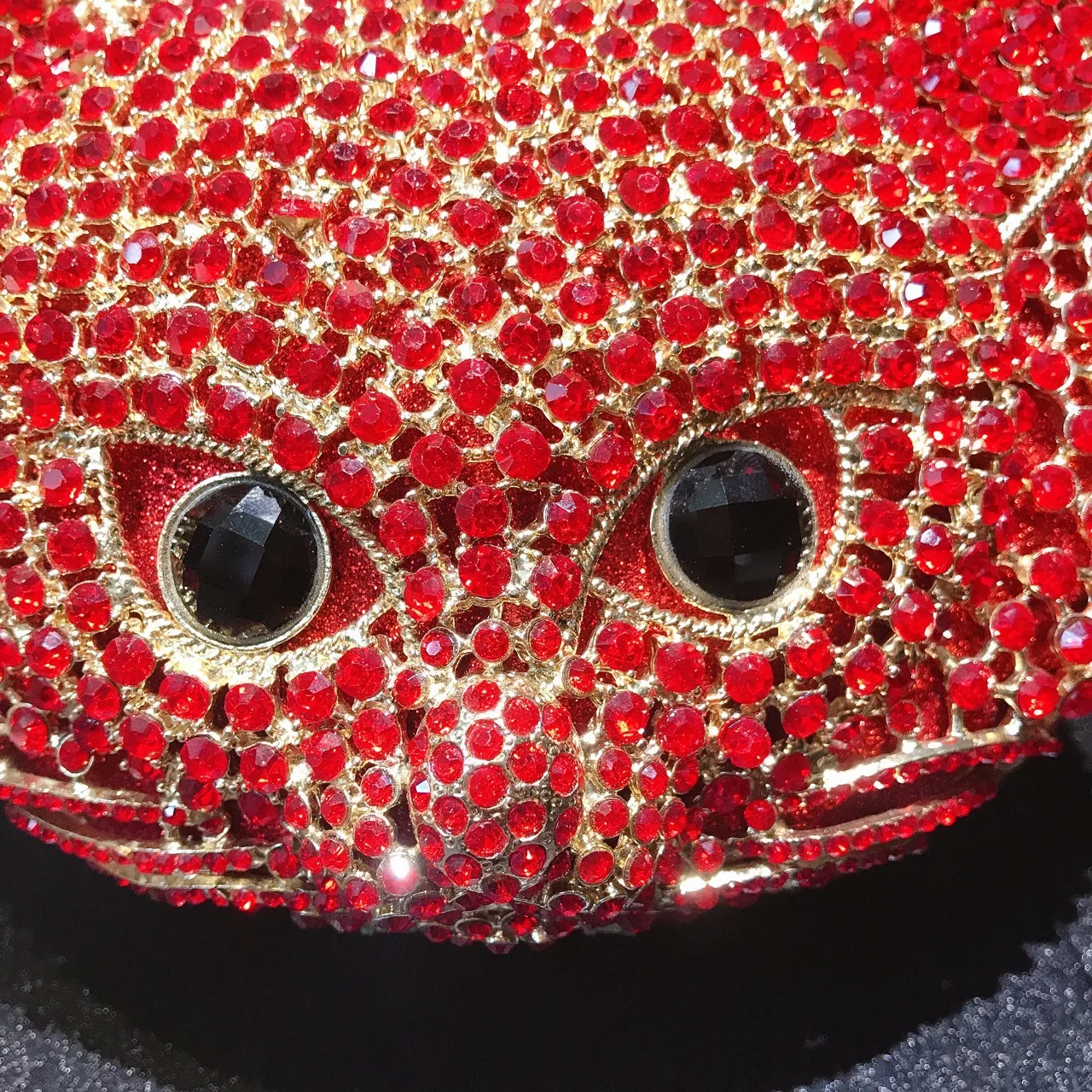 Fox Animal Shape Diamond-encrusted Dinner Bag Banquet Party Personality Diamond Women's Bag Rhinestone Purse Channel Bags Luxury