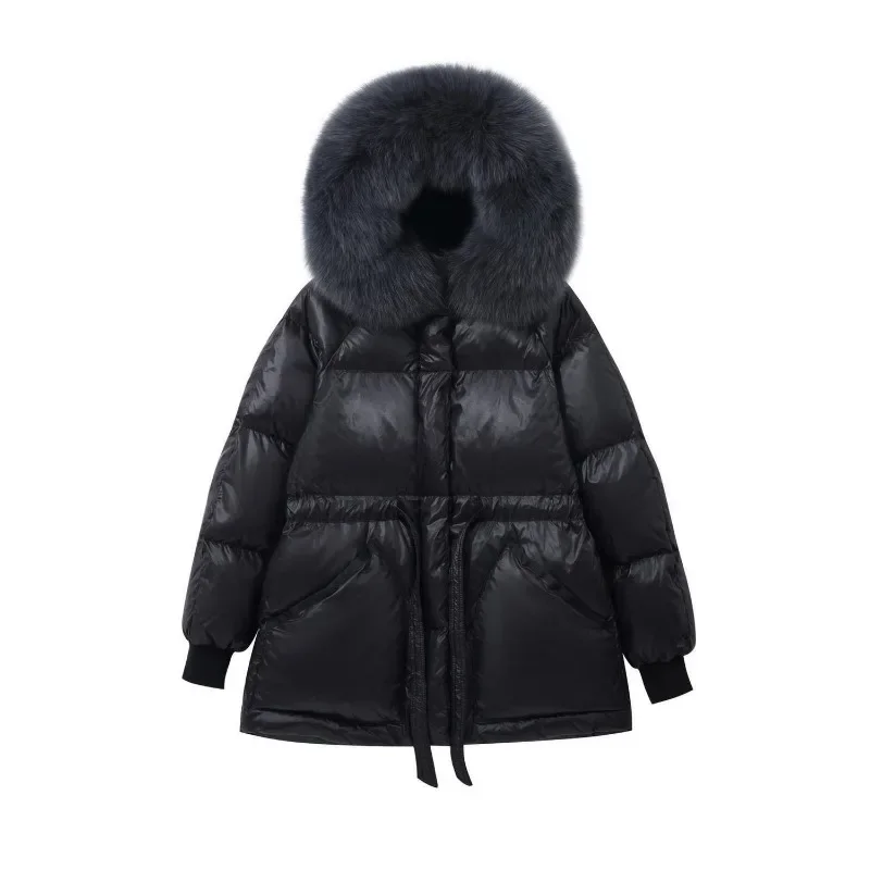 Cotton-padded Clothes Female Mid-length Style Winter 2024 New Style Down Padded Jacket Temperament Look Slimmer Padded Jacket