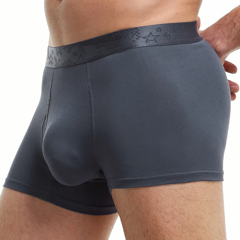Men's Underwear, Men's Boxer Briefs, Boys' Underpants, Comfortable and Breathable Youth Boxer Briefs, Large Size Shorts