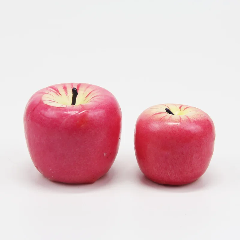 Lovely Red Design for Apple Shape Fruit Scented Candles Christmas Eve Gifts Christmas Day Gifts Christmas Creative Home Decor