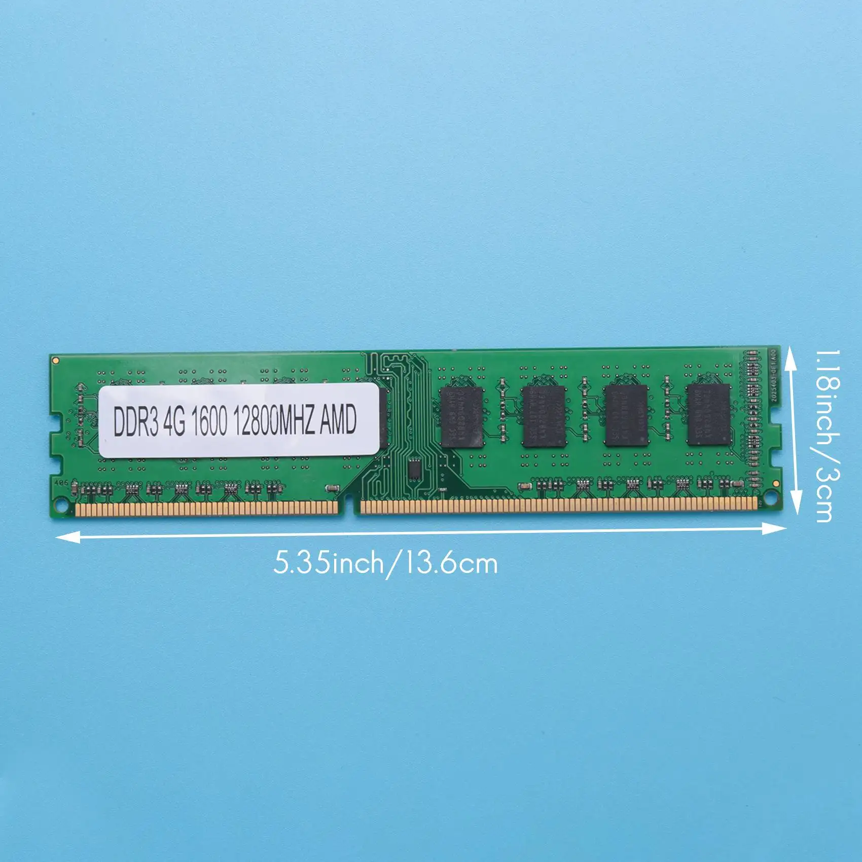 Efficient DDR3 4GB Memory Ram PC3-12800 1.5V 1600Mhz 240 Pin Desktop Memory DIMM Unbuffered And Non-ECC For Desktop AMD Motherbo