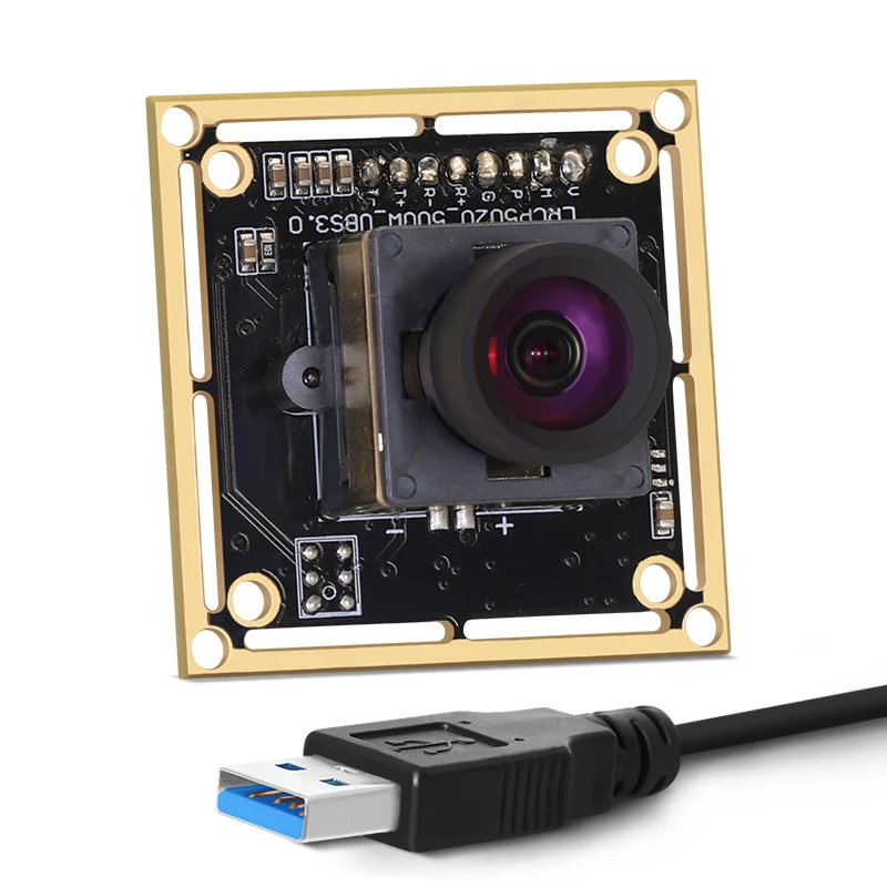 5MP imx335 4.2mm 70degree no distortion Auto Focus USB3.0 Webcamera Low Light Face Recognition UVC Camera Module