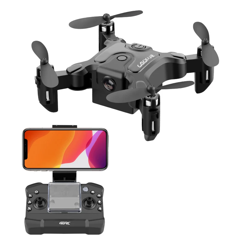 4DRC V5 Mini Drone Pour Enfant – 2 Batteries, Maintien Altitude, 360° Flips, LED, Cadeau Débutant