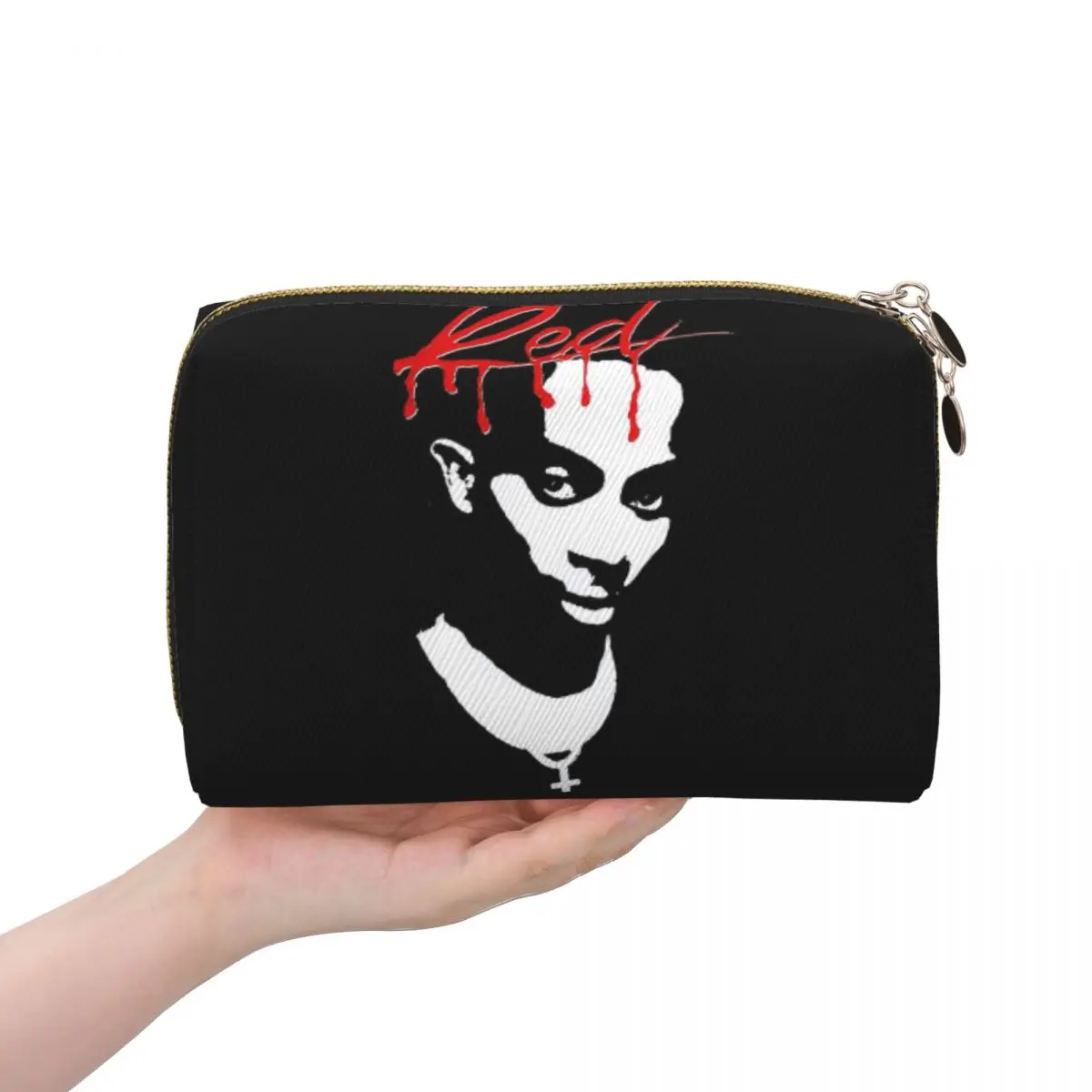 

Playboi Carti Whole Lotta красная обложка альбома женская косметичка дорожный органайзер для макияжа сумка для хранения туалетных принадлежностей Dopp Kit Box